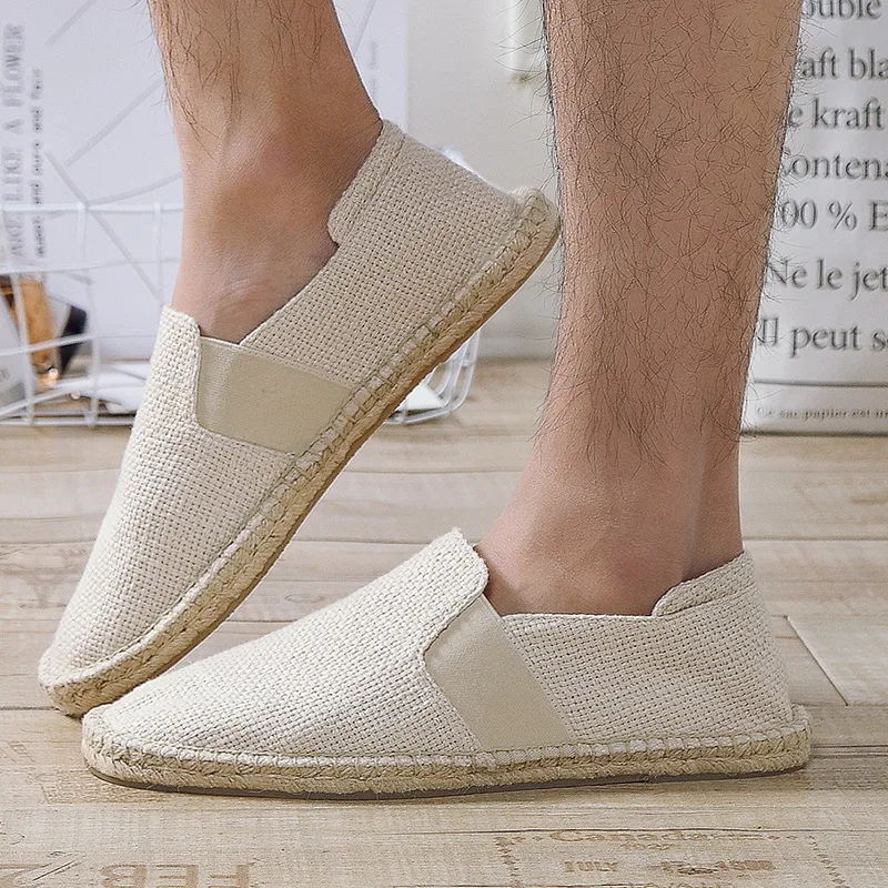 JINBEILEE Men's Canvas Walking Shoes Sweat-absorbent Breathable Fashion Men's One-legged Lazy Espadrilles Sneakers Men JINBEILEE Men's Canvas Walking Shoes Sweat-absorbent Breathable Fashion Men's One-legged Lazy Espadrilles Sneakers Men