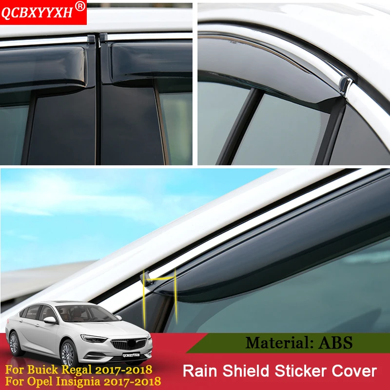 Qcbxyyxh Auto Window Visor Sun Rain Shade Rainproof Blades Visor Awnings Shelters For Buick