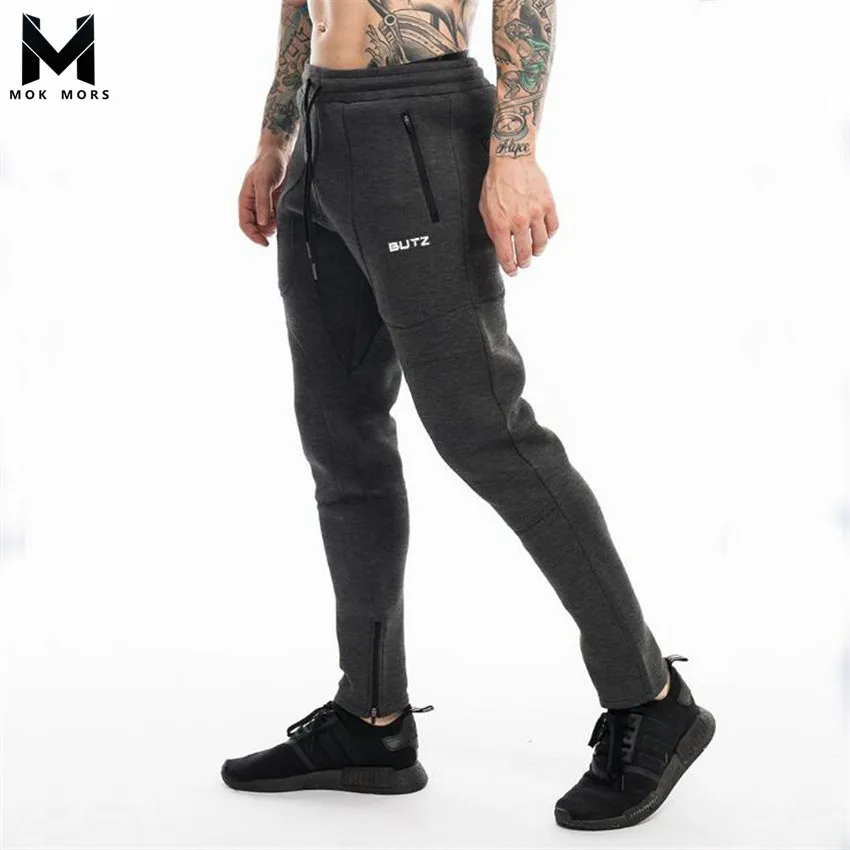 2019 Весна для мужчин новый High Street Jogger Спортивная эластичный пояс брюки для девочек модный бренд низкая талия хлопок