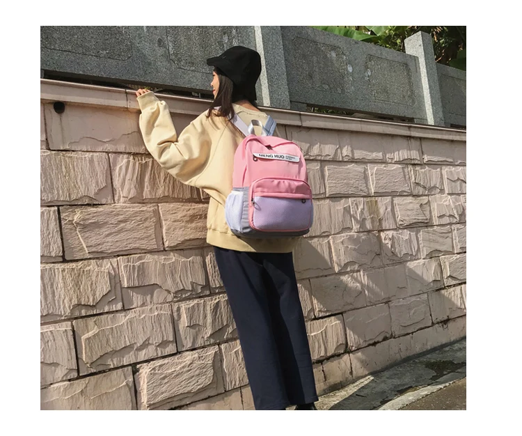 Menghuo Backpack Women School Bag for Teenage Girls Waterproof Nylon Mochila Feminina Mujer Female Book Bag Travel Bag Sac A Dos_10