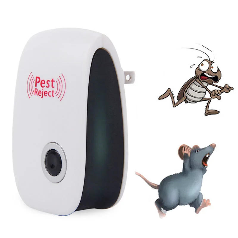 

UK EU US AU PLUG Electronic Anti Mosquito Pest Repeller Ultrasonic Rejector Mouse Mosquito Rat Mouse Repellent killer