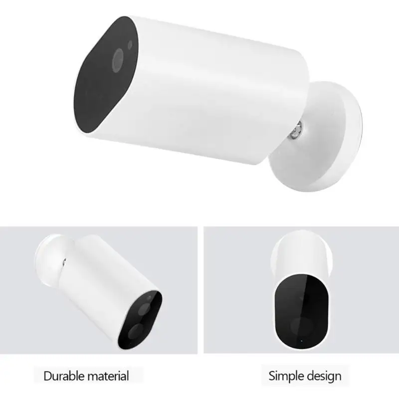 

Original Xiaomi Mijia Smart Camera Battery CMSXJ11A 1080P 120 Degree Night Vision AI Humanoid Detection IP Wireless Cameras
