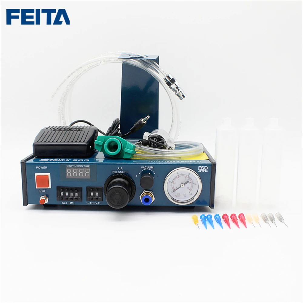 

FEITA 983 Epoxy Resin Dispensing Machine Automatic Glue Dispenser Liquid Tools for Electronics Industry