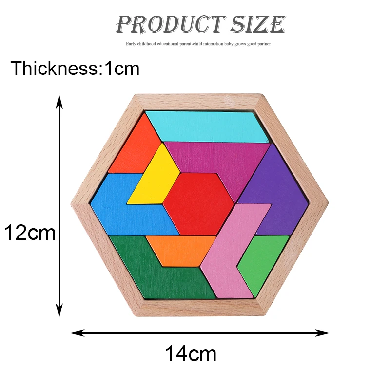 Candywood Детские деревянные игрушки интеллектуал пазл геометрическая форма Пазлы детские развивающие игрушки для мальчиков