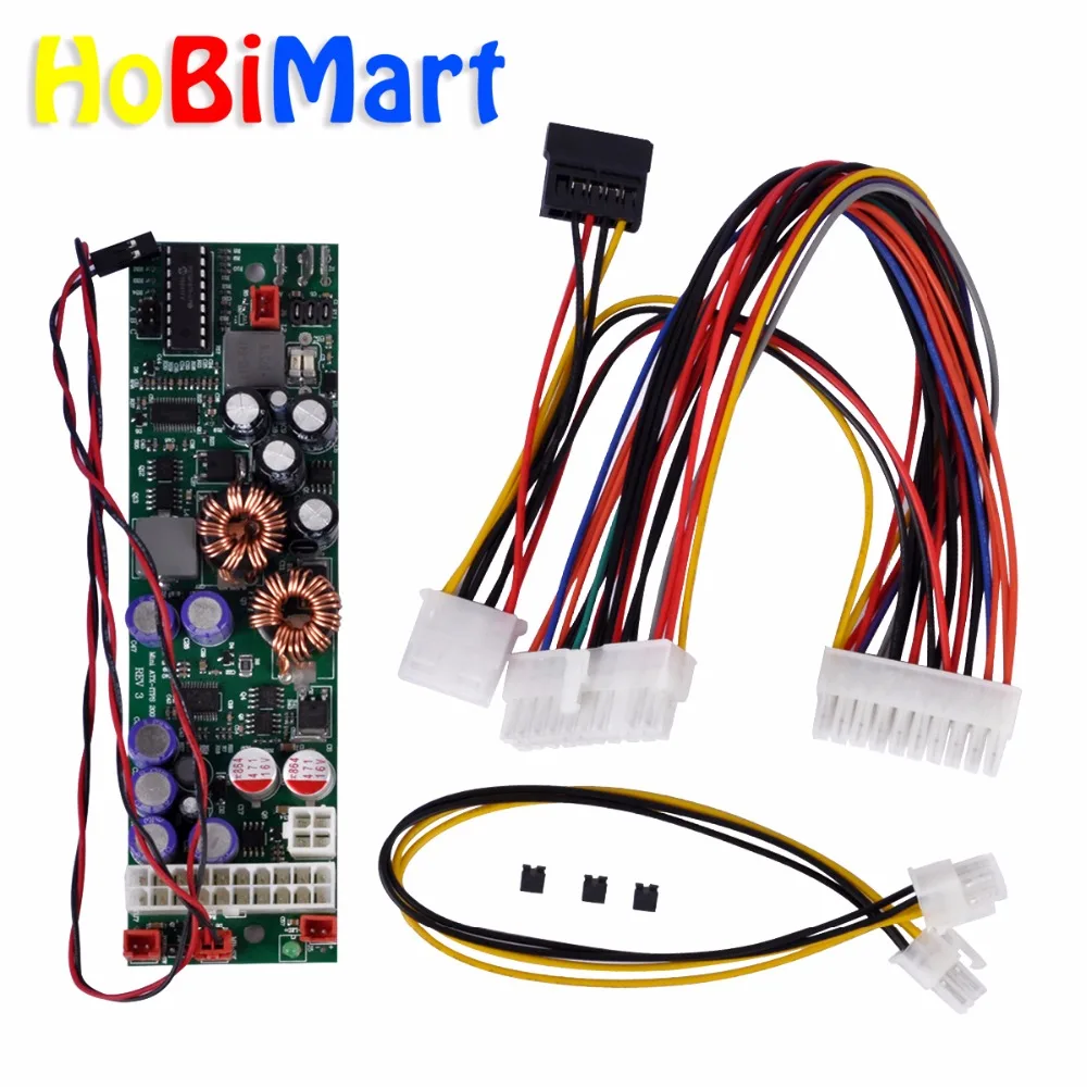 HoBiMart DC m2 atx 200 واط dc امدادات الطاقة atx وحدة 8 فولت-28 فولت البسيطة-ITX M2 سيارة PC DC-DC امدادات الطاقة atx مع ITPS # E09007