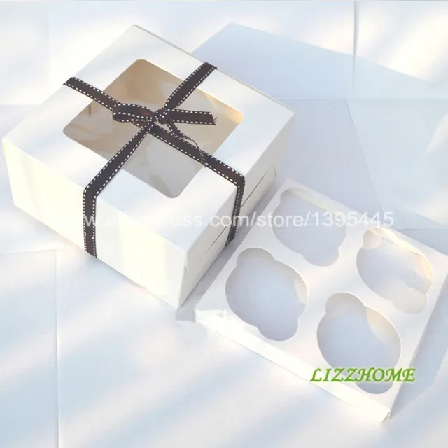 400PCSLOT White Cupcake Boxes 40 Insert Decorative Boxes For Cakes Enchanting Decorative Cupcake Boxes 400PCSLOT White Cupcake Boxes 40 Insert Decorative Boxes For Cakes Enchanting Decorative Cupcake Boxes
