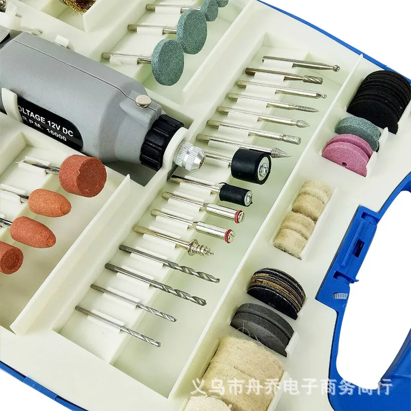 High quality 110PCS 12V mini electric grinder engraving machine grinding root carving polishing nail sander pad abrasive disc