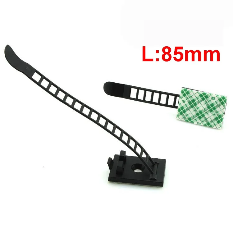 

CL2 85mm Cable Ties with paste and pore Self-Locking Cable Zip Ties Cable Loop Ties10pcs/lot