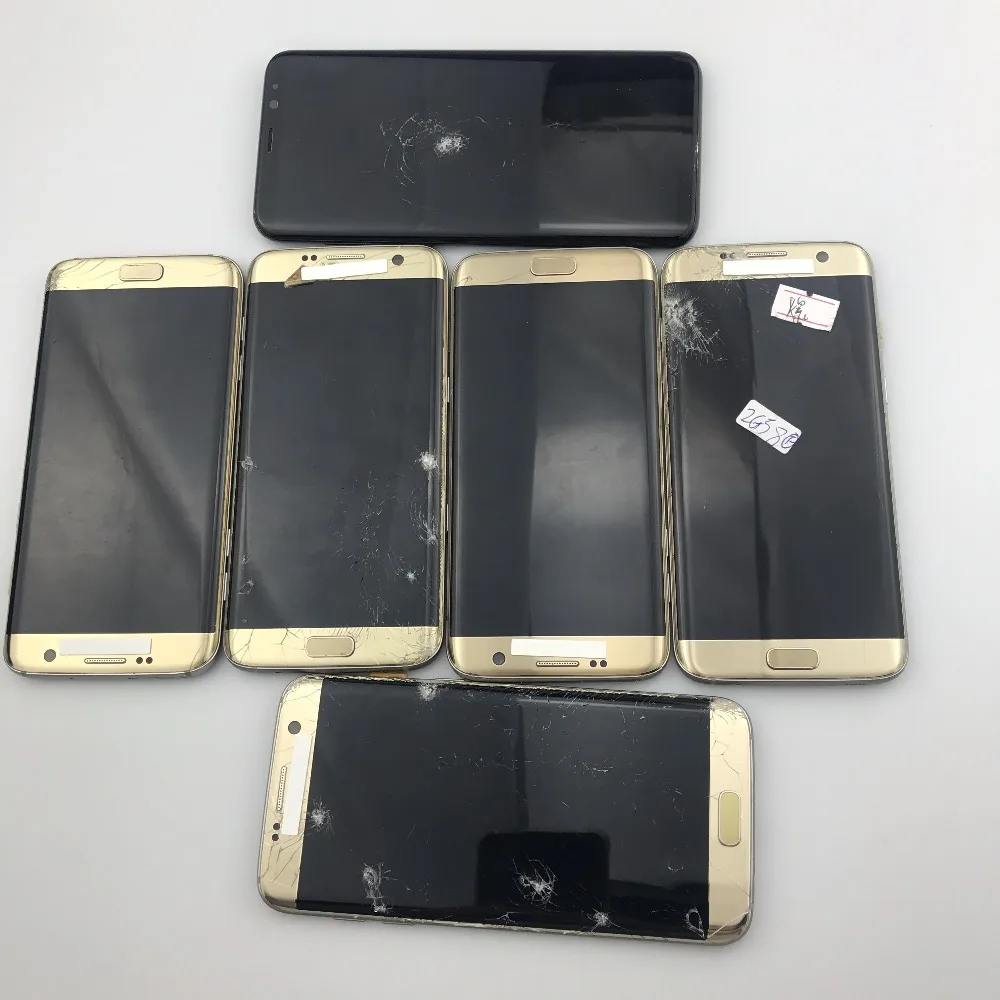 Buy Practice LCD screen for Samsung S7 edge black dot