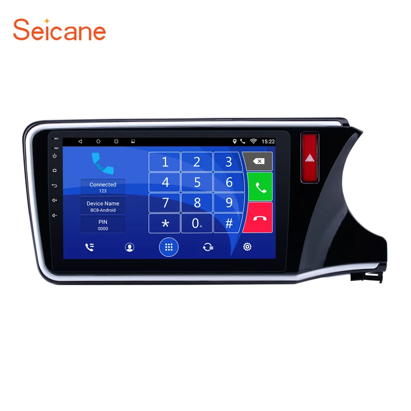 

Seicane 10.1" Android 6.0 ROM 16GB Car Radio Stereo GPS Multimeia Player for 2014 2015 2016 2017 HONDA CITY Right Hand Drive
