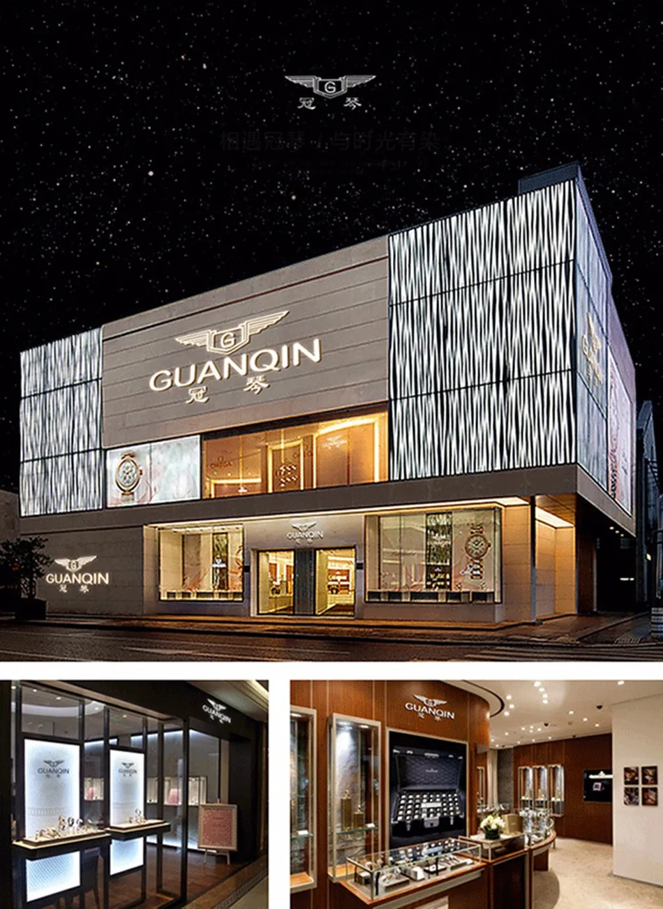 Guanqin gq01231 relógio mecânico movimento masculino relógios