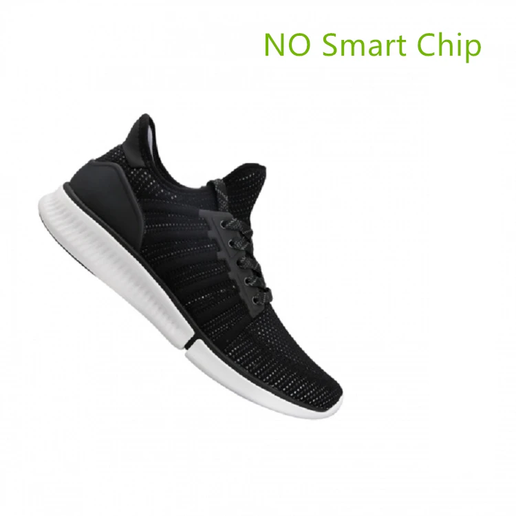 black No Chip Xiao mi jia, умные мужские кроссовки для бега, для спорта на открытом воздухе, мужские кроссовки, дышащая сетка, zapatillas mujer, с поддержкой смарт-чипсета - Цвет: black No Chip