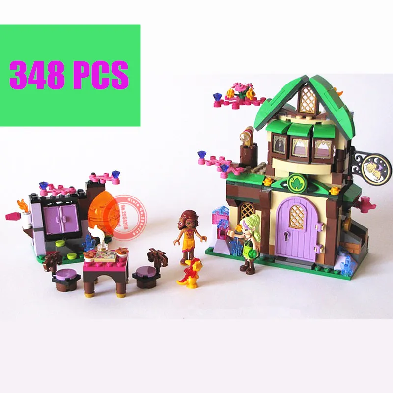 

New Starlight Inn fit elves fairy friends figures city 41174 model Building Blocks Bricks kit diy Toys for girl gift kid