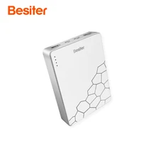 

Besiter Dual USB Port 10000mah Quick Charge for Smart Phones Battery Cell Charging Charger Type-C input External Power Bank