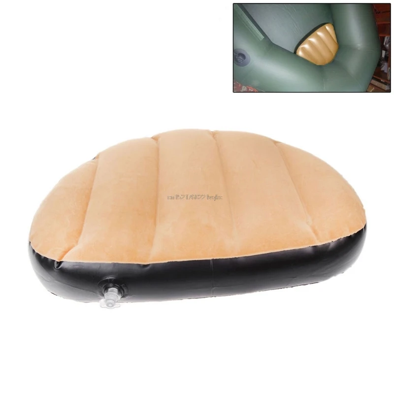 

Flocking Inflatable Seat Fishing Boat Pillow Pillow Kayak Rowing Air Cushion Mat