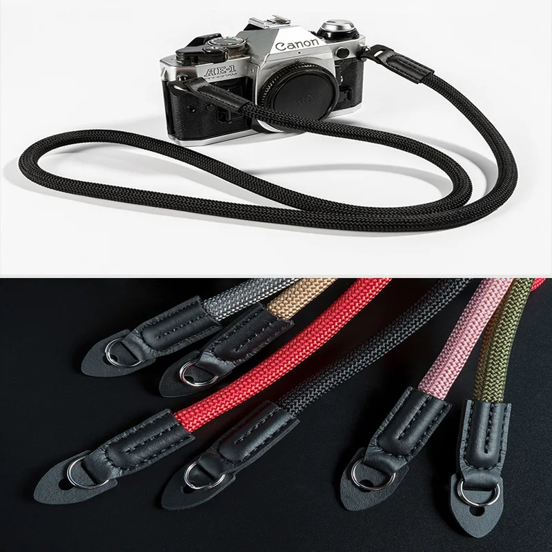 Нейлоновая веревка для камеры плечевой ремень шейный ремень для беззеркальной цифровой камеры Leica Canon Nikon Olympus Pentax sony