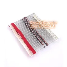 100 шт. 1 Вт зенеровский диод DO-41 1N4733A 3,6 В 3,9 В 4,3 в 4,7 в 5,1 В 5,6 В 6,2 В 6,8 в 7,5 в 8,2 В 9,1 В в 10 в 11 в 12 В