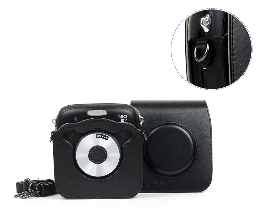 FUJIFILM Instax SQUARE SQ10 камера из искусственной кожи Сумка Чехол винтажный плечевой