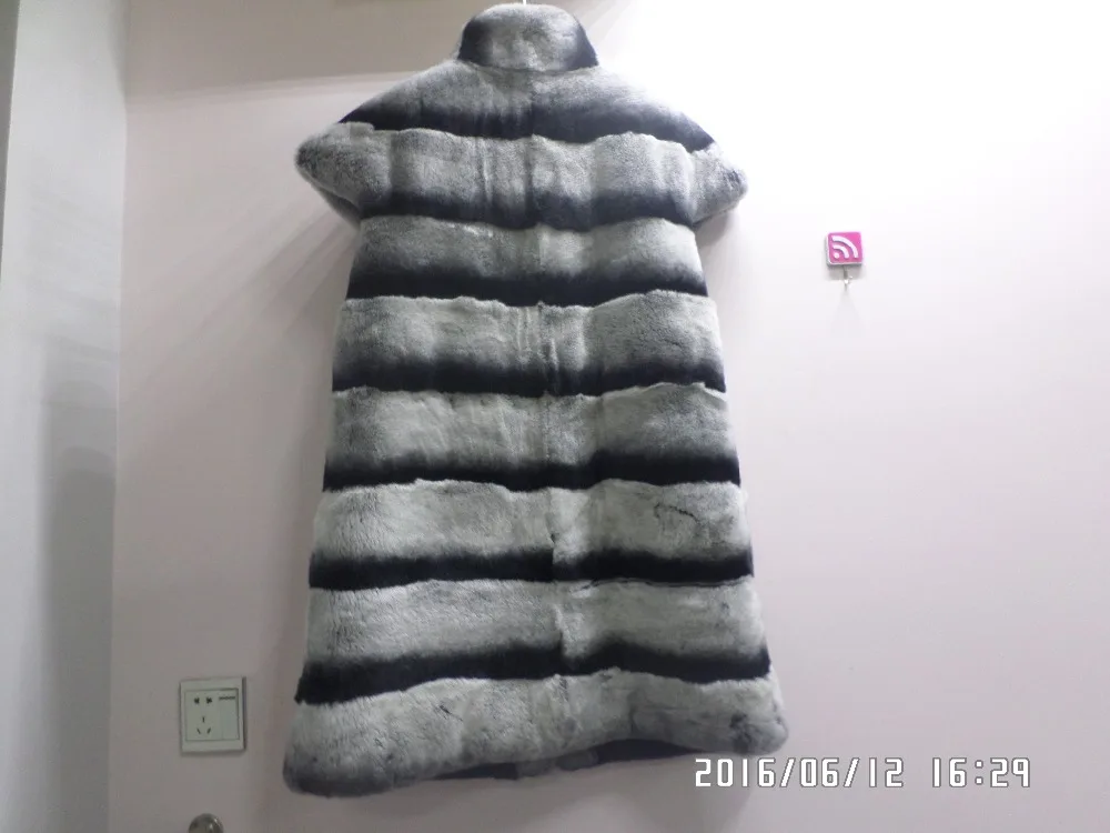 Lapin Linhaoshengyue De Chinchilla Rex Gilet Fourrure 8nOkP0w
