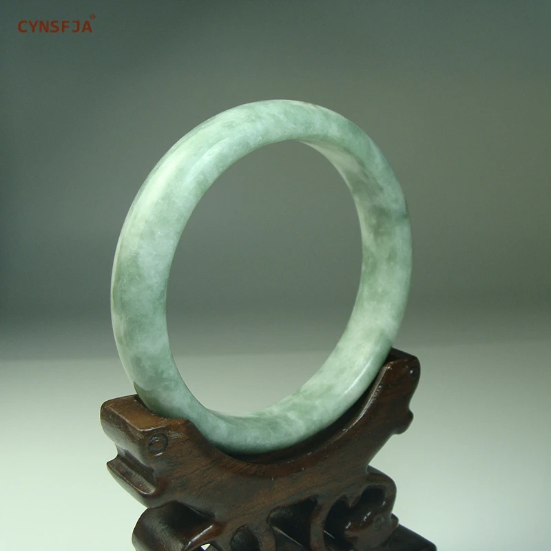

Certified Natural Chinese Guizhou Jade Lucky Jade Bracelets Bangle High Quality Wonderful Gifts For Ourself Mother Friends