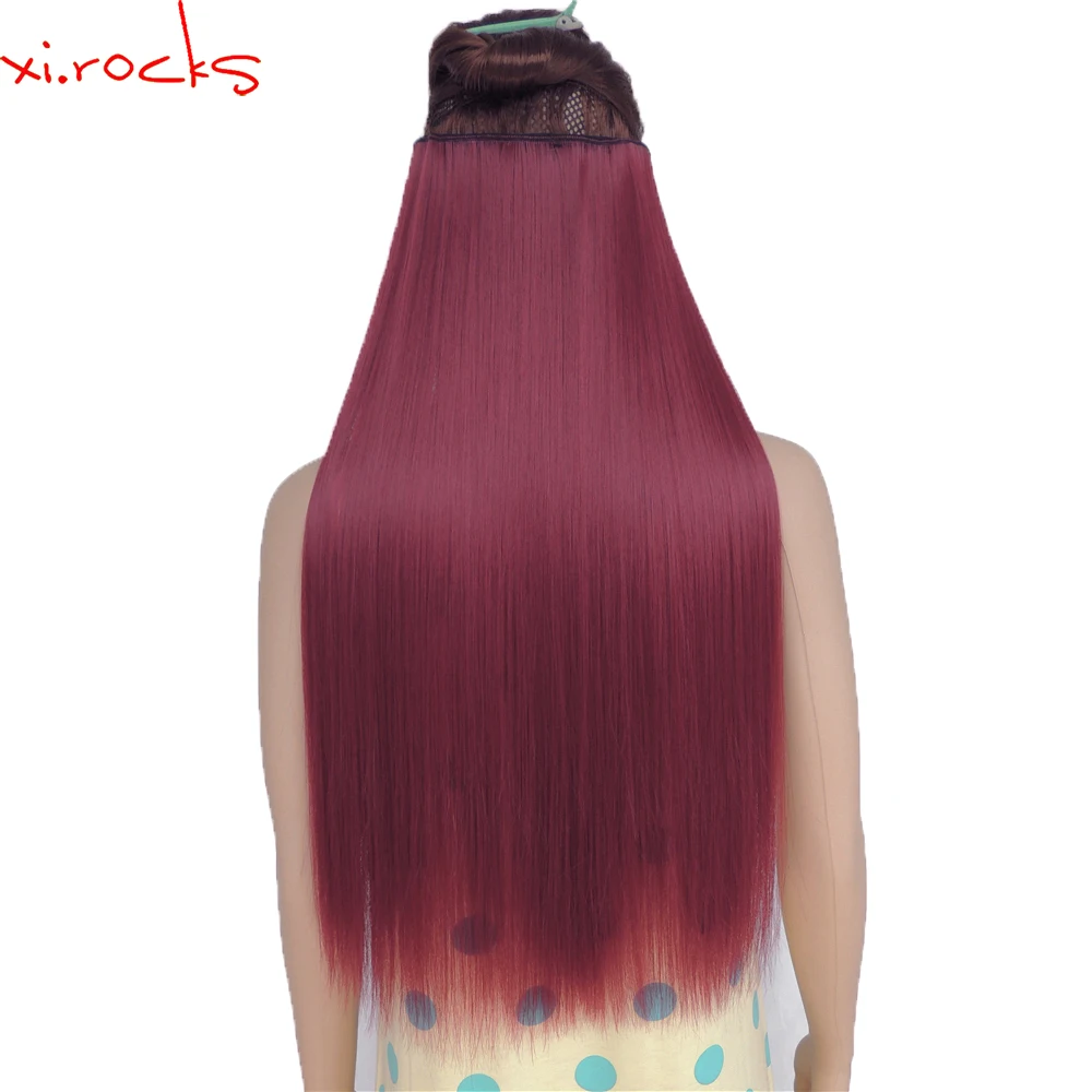 Wjz10060/2 шт./лот Xi. rocks синтетические 25 цветов парики для наращивания женский парик прямые заколки для волос штук шиньон