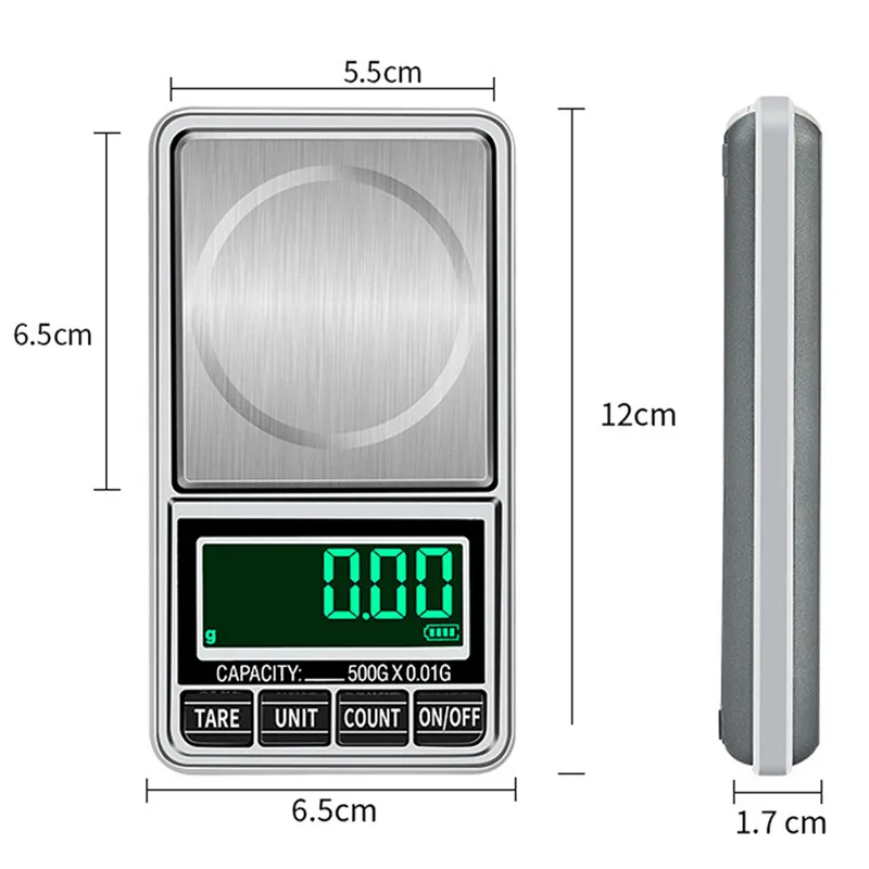 200 г/300 г/500 г/1000 г 0,01 г Мини цифровые весы карманные ювелирные весы точные электронные весы Balanca цифровые весы