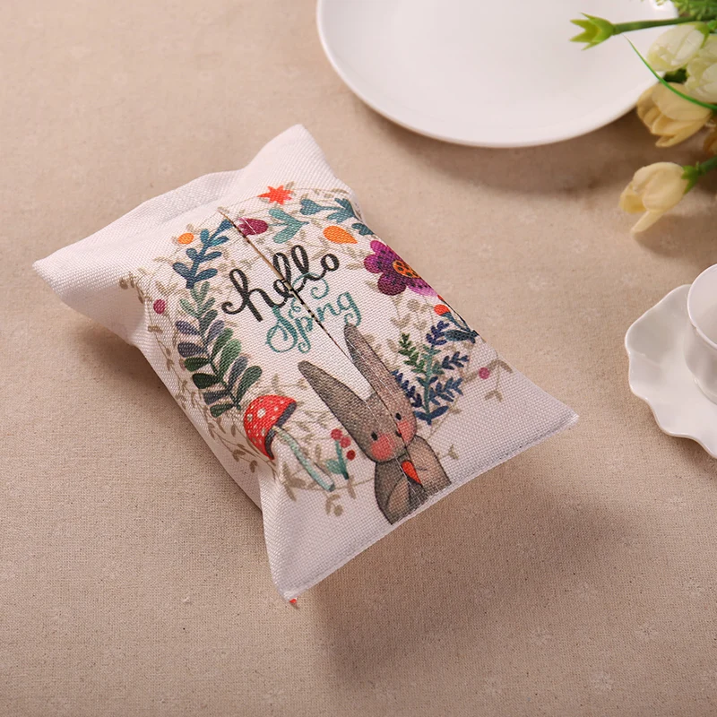 Cotton linen Festivals Tissue paper bag leaves palm elk Chinese style Japanese lattice wave flamingo