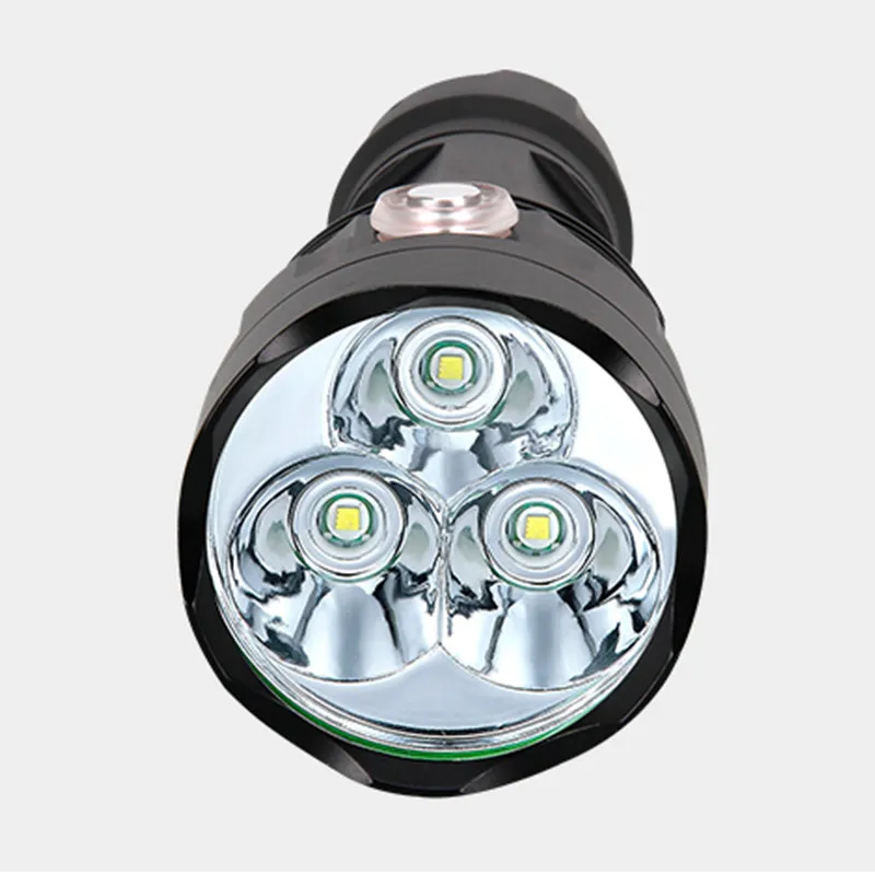 18T6 10T6 3T6 светодиодный 6 режимов USB Перезаряжаемый флэш-светильник фонарь 2665018650 Питание от батареи мощный уличный дорожный флэш-светильник - Испускаемый цвет: 3T6 LED