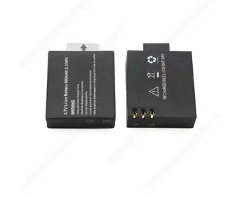 

2pcs 3.7V li-ion battery 900mah rechargeable lithium ion cell replace for SJCAM action camera Go pro SJ4000 SJ5000 SJ6000