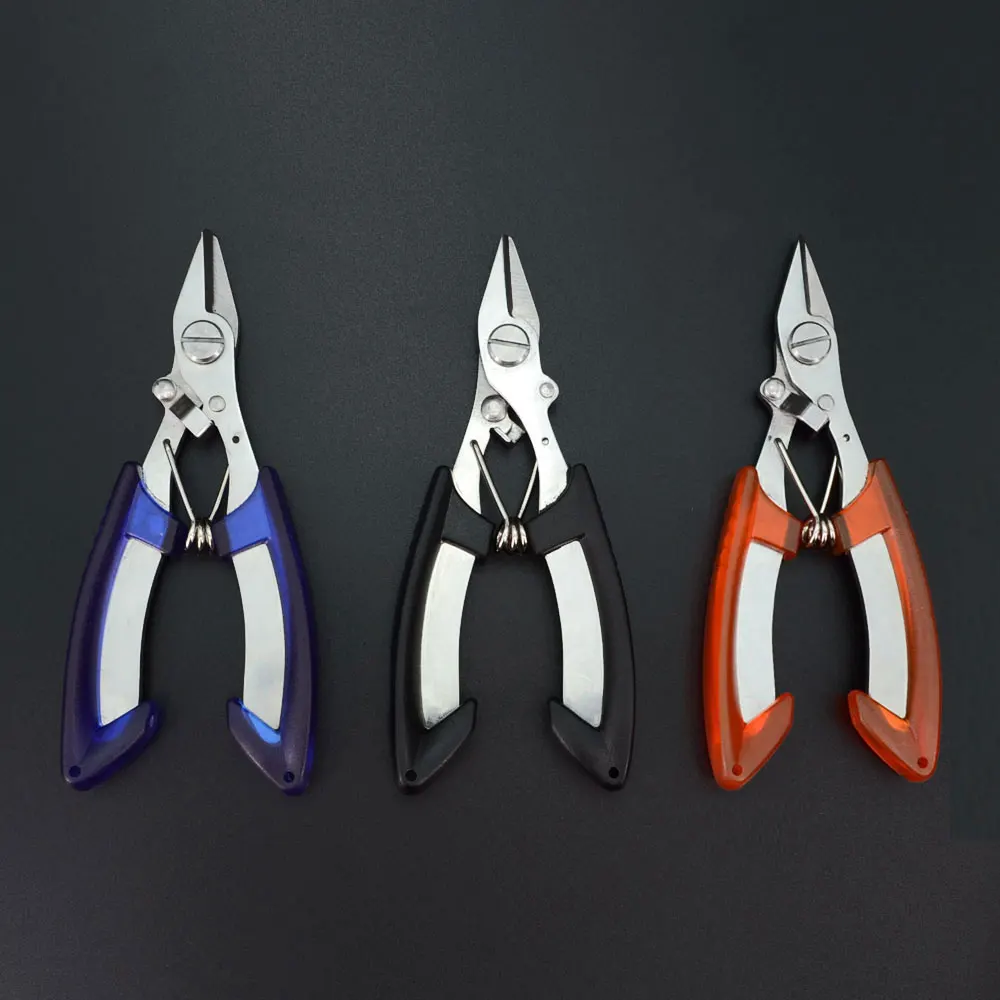 Fishing Tackle Tool Fishing Scissor Stainless Steel Bag 3 Color Available