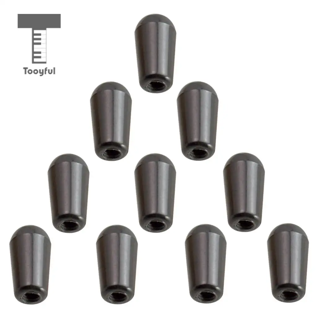 1 Set Brass Dome Knobs Screw Type+3 Way Toggle Switch Knobs Tips for LP Electric Guitar Parts