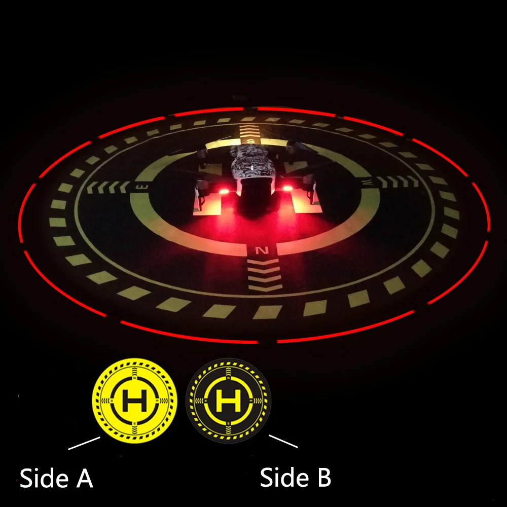 

DJI Mavic 2 MINI Pro Luminous Function 70cm Parking Apron FoldableMavic 2 pro Landing Pad For DJI Mavic 2 Zoom Drone Accessories