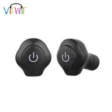 VirWir Bluetooth наушники с микрофоном Близнецы беспроводной в ухо гарнитура Музыка вкладыши Bluetooth стереонаушники наушник для телефона