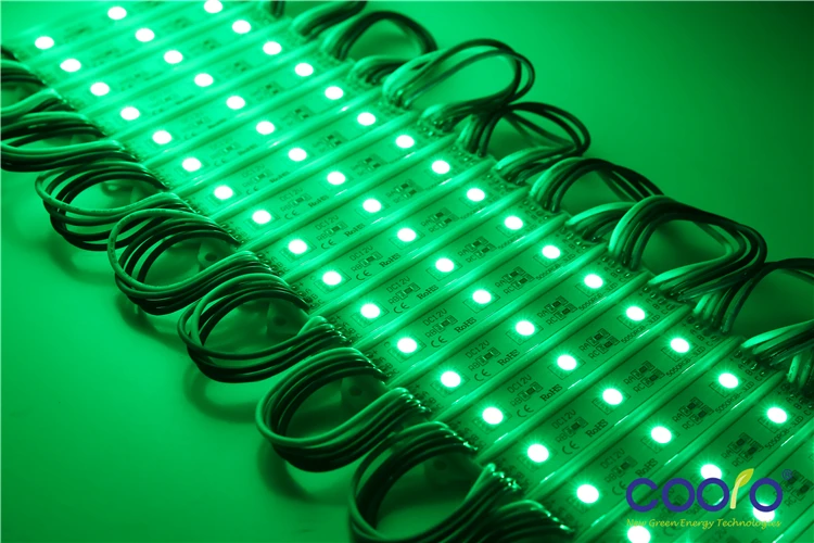 Светодиодный модуль 5050 3 светодиода 12 В водонепроницаемый RGB сменные цвета