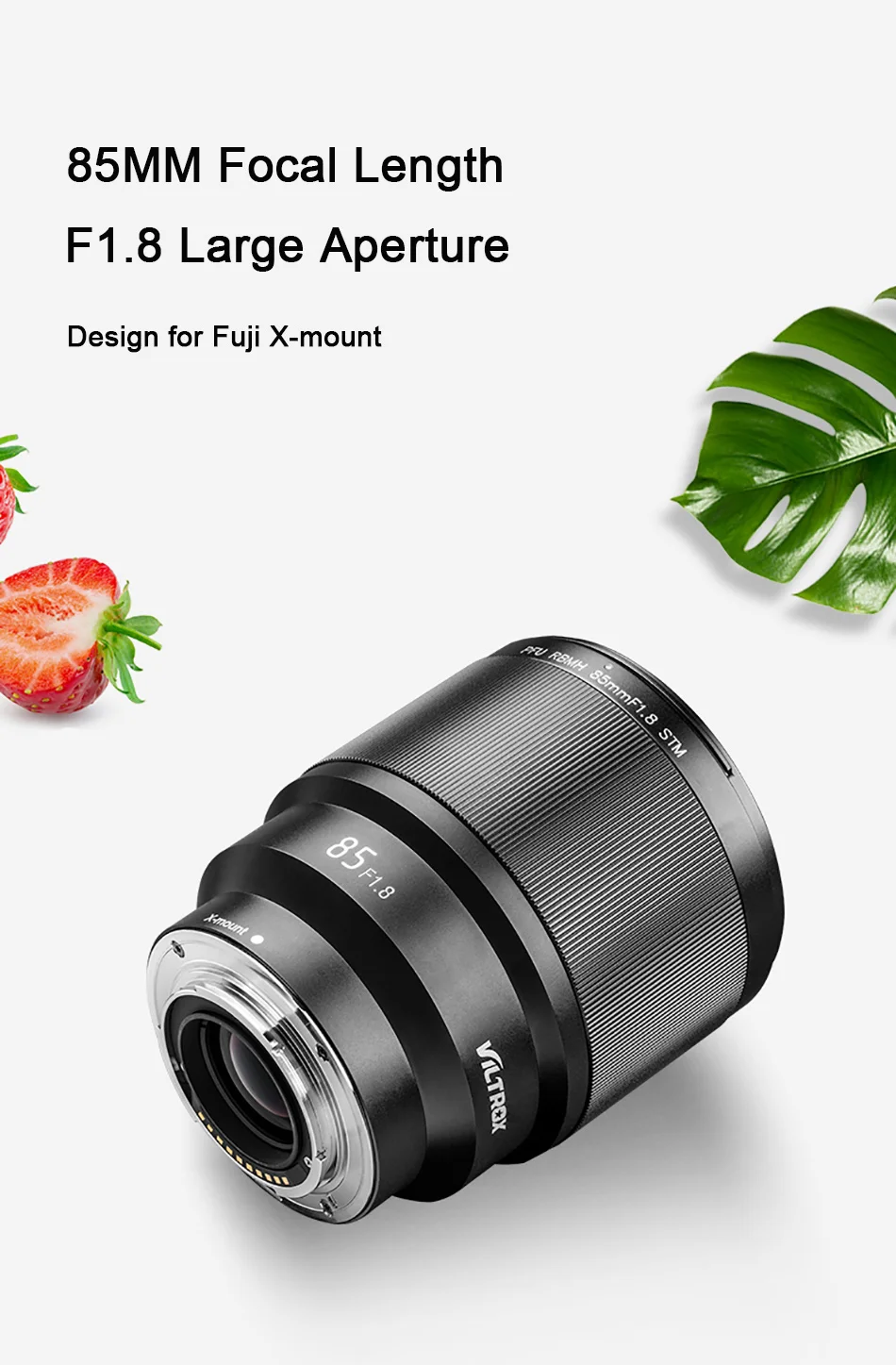 VILTROX 85 мм F1.8 Полнокадровый AF объектив с фиксированным фокусом X mount Автофокус портретный объектив для Fujifilm Fuji FX-mount объектив камеры