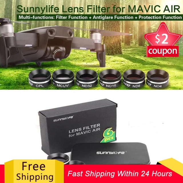 Special Offers Sunnylife Mavic Air Drone 4K Camera Gimbal Lens Filter MCUV CPL ND Lens Sunhood Camera Protector for DJI Mavic Air Accessories Special Offers Sunnylife Mavic Air Drone 4K Camera Gimbal Lens Filter MCUV CPL ND Lens Sunhood Camera Protector for DJI Mavic Air Accessories