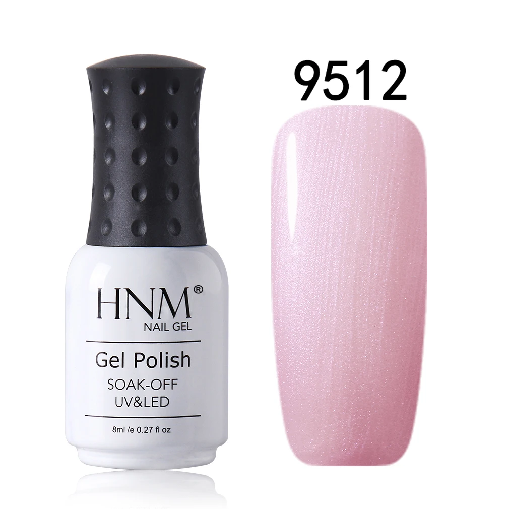 HNM 8 мл Shell гель для ногтей с блестками лак замачиваемый УФ светодиодный стойкий салонный лак для ногтей Primar Базовый Топ маникюрный лак - Цвет: 012