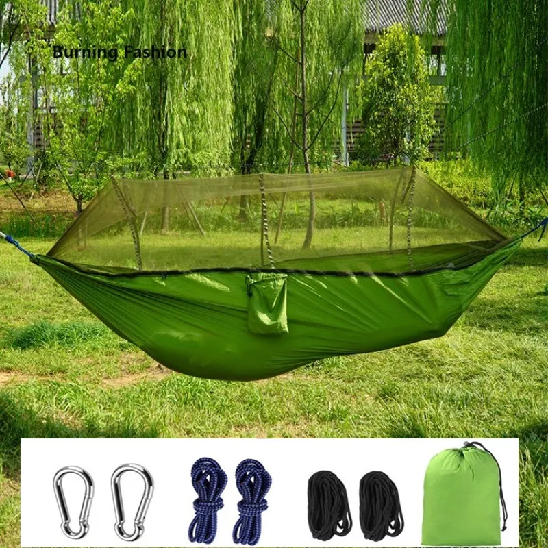 

Outdoor hammock insect net camping hunting ultralight hammock plus mosquito net