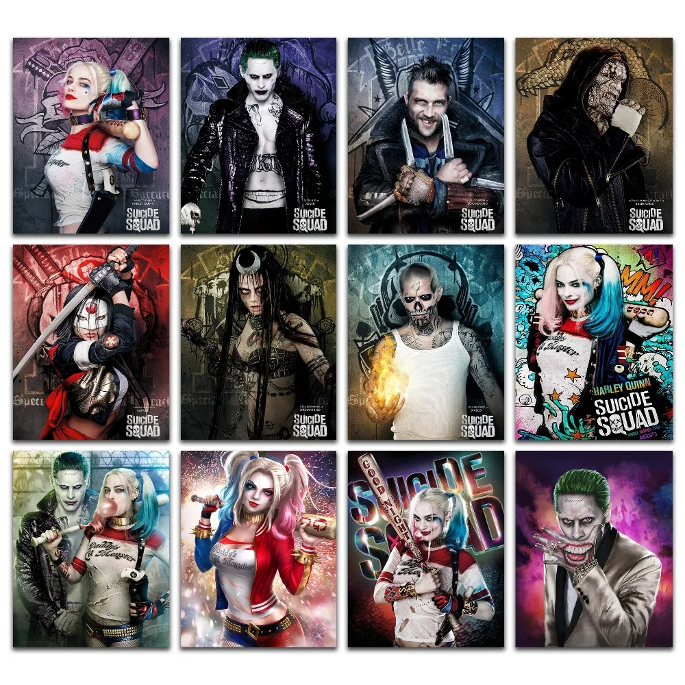 

5D DIY Diamond painting Cross stitch Cartoon beauty Full Square Diamond embroidery Harley Round Diamond mosaic Anime Joker @