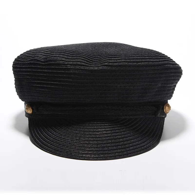 Новая мода Военная Униформа Кепки S Защита от Солнца шляпа женщина Для мужчин лето Бейсбол Кепки newsboy британский стиль берет Защита от солнца плоская шляпа, шляпа