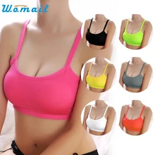 Лидер продаж, спортивный бюстгальтер для девушек, женское нижнее белье с подкладкой для фитнеса, пуш-ап, топы для занятий йогой, бега, гимнастического зала, майка с ремешками,, DEC29ZYP