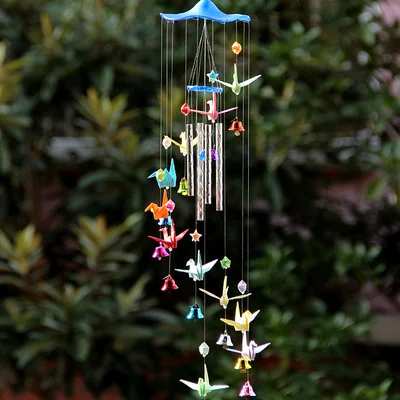 

Diy Wind Chime Material Package Thousand Paper Cranes Parent-child Warm Field Activities Handmade Small Fresh Japanese