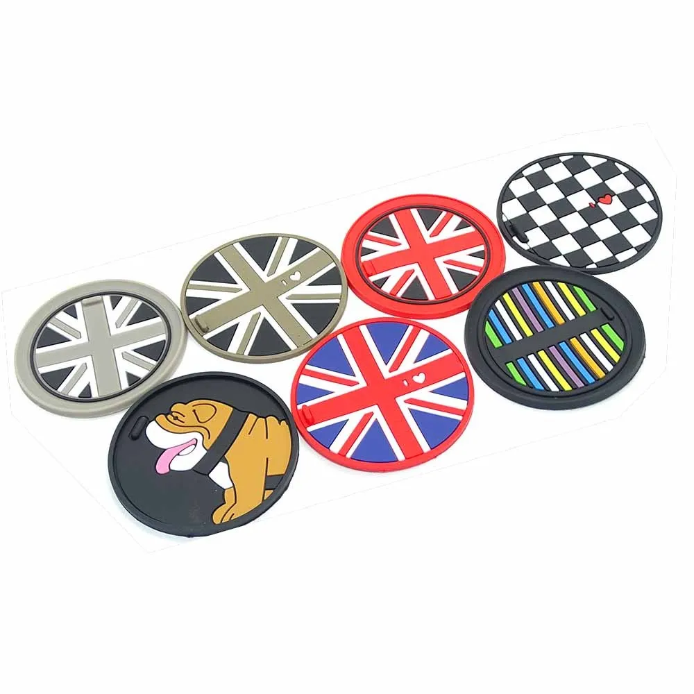 

For MINI COOPER USEFUL CUP SHOCKPROOF Silicone MATS NON-SLIP Pads mini one cooperS Clubman Countryman R55 R56 R57 R60 F55 F56