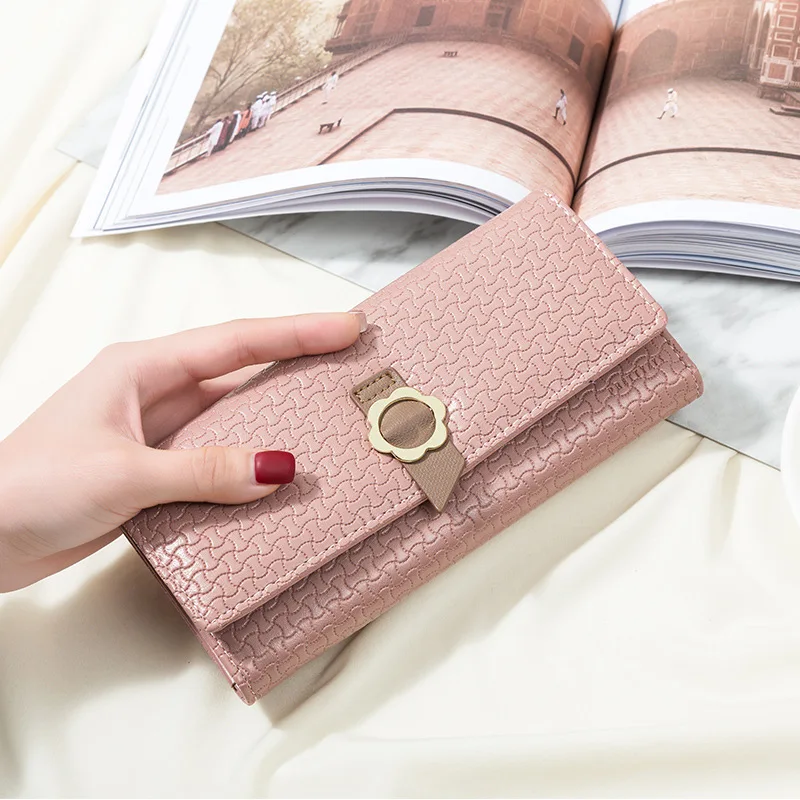 

The New Wallet Girl of 2019 Wallet Card Three-fold Ticket Clip Multi-purpose Handbag Clip