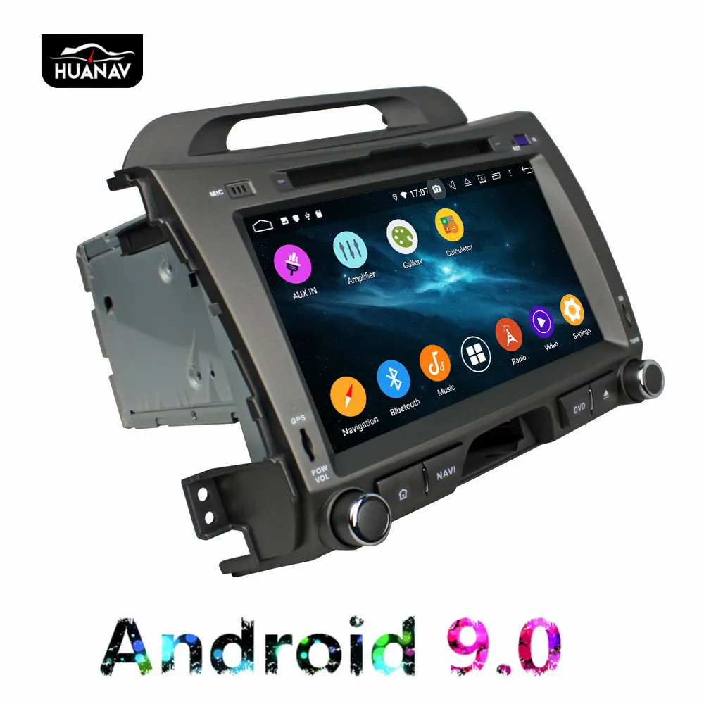 Perfect DSP Android 9.0 Car DVD Player For GPS navigation for Kia Sportage 2010-2014 auto radio multimedia head uint screen max 4+64 Rom 5