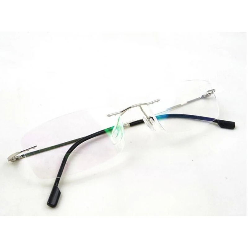 Teile Titan Freies Speicher Randlose 1 6 Ultraleicht 00 10 Rahmenlose Verschiffen Lesebrille Myopie Flexible los 0 Gläser nwzHn