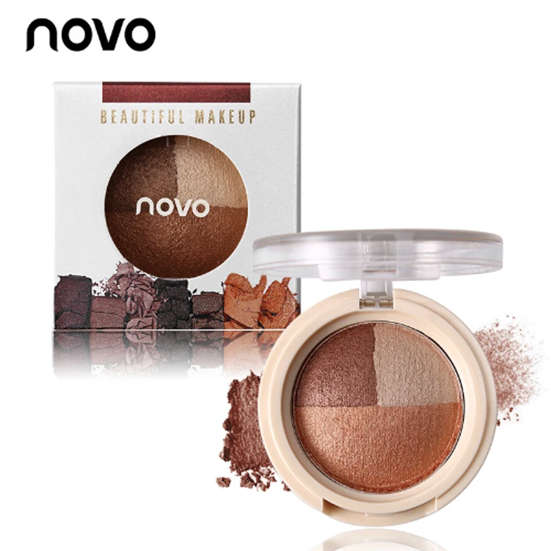 

NOVO Brand 3colors Eyeshadow Palette Matte Eyeshadow palette Eye shadow Pigment Professional Wet and dry eye makeup