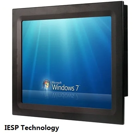  17 inch industrial fanless panel PC Core i5-4200U/4GB RAM/500GB HDD 4COM/4USB/GLAN fanless all in o