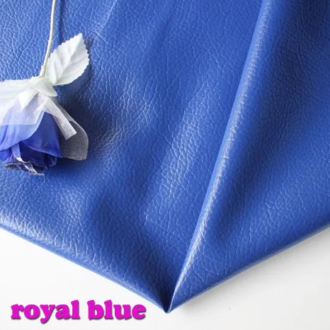 Royal blue Big Lychee Pattern PU Synthetic Leather Faux Fabric Upholstery Car Interior Sofa Cover 54&quot Wide Per yard | Дом и сад