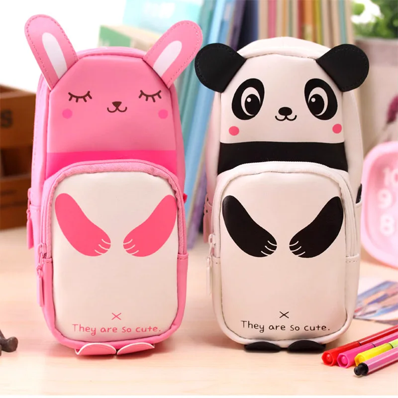 1 шт. Kawaii холст пенал кролик подарок Estuches школьный пенал Pencilcase пенал сумка школьные принадлежности канцелярские